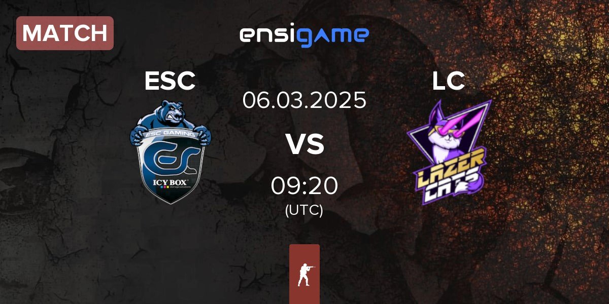 Match ESC Gaming ESC vs Lazer Cats LC | 06.03