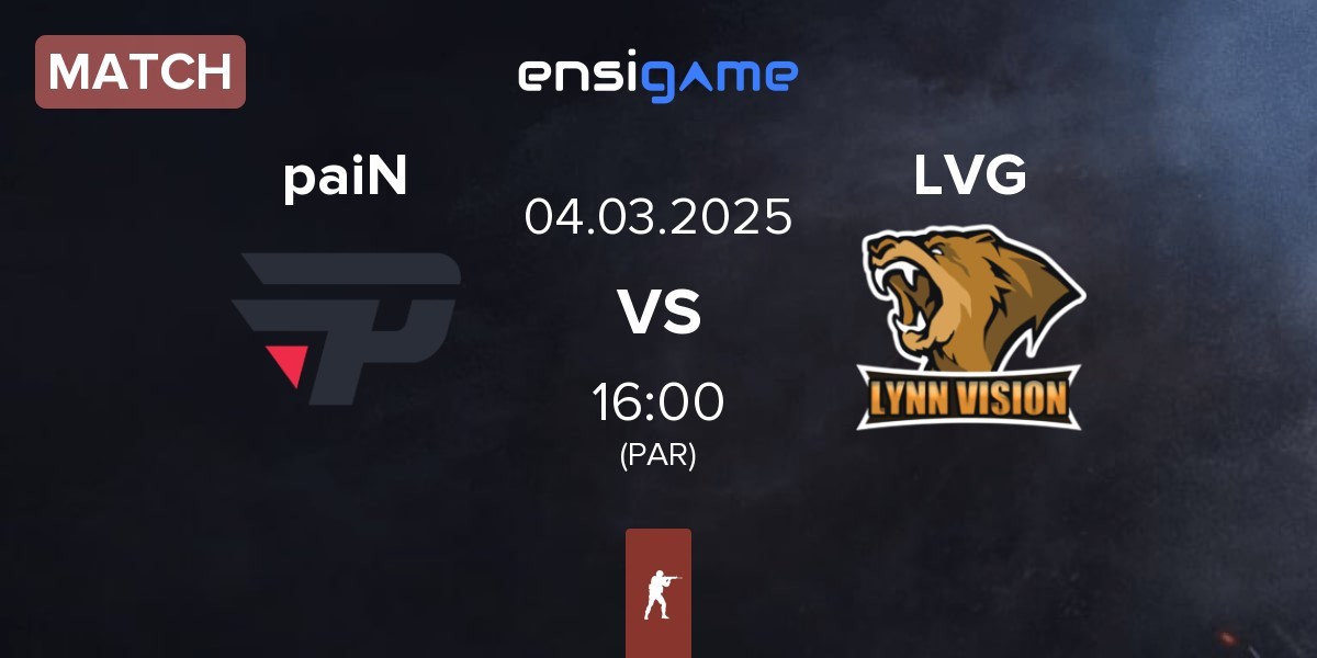 Match paiN Gaming paiN vs Lynn Vision Gaming LVG | 04.03