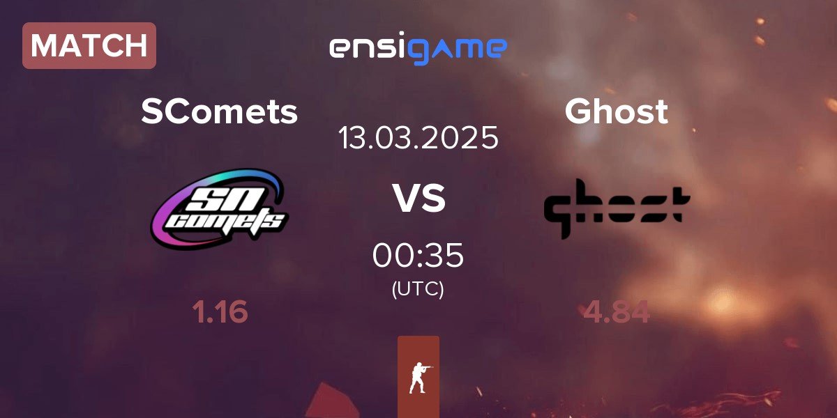 Match Supernova Comets SComets vs Ghost Gaming Ghost | 13.03