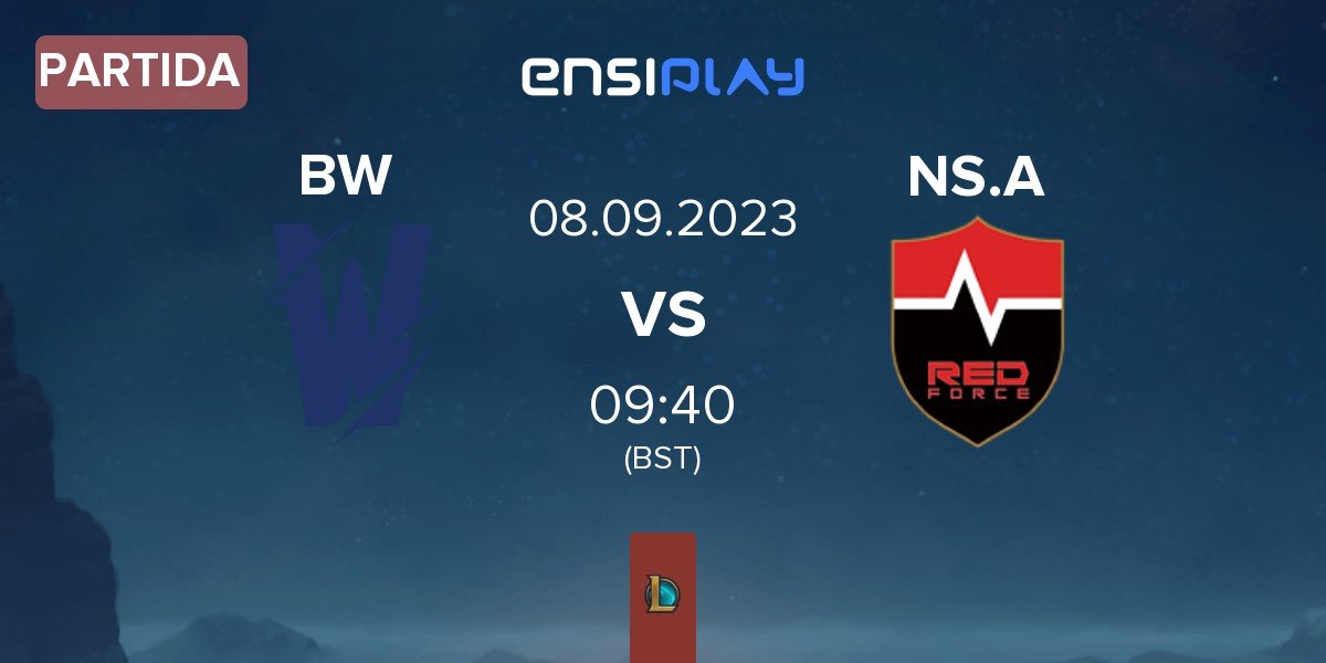 Partida Baby Whales BW vs Nongshim Esports Academy NS.A | 08.09