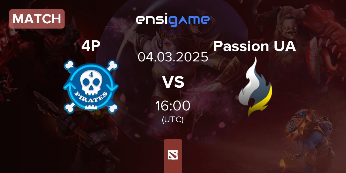 Match 4Pirates 4P vs Passion UA | 04.03