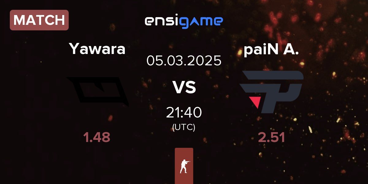 Match Yawara Esports Yawara vs paiN Academy paiN A. | 05.03