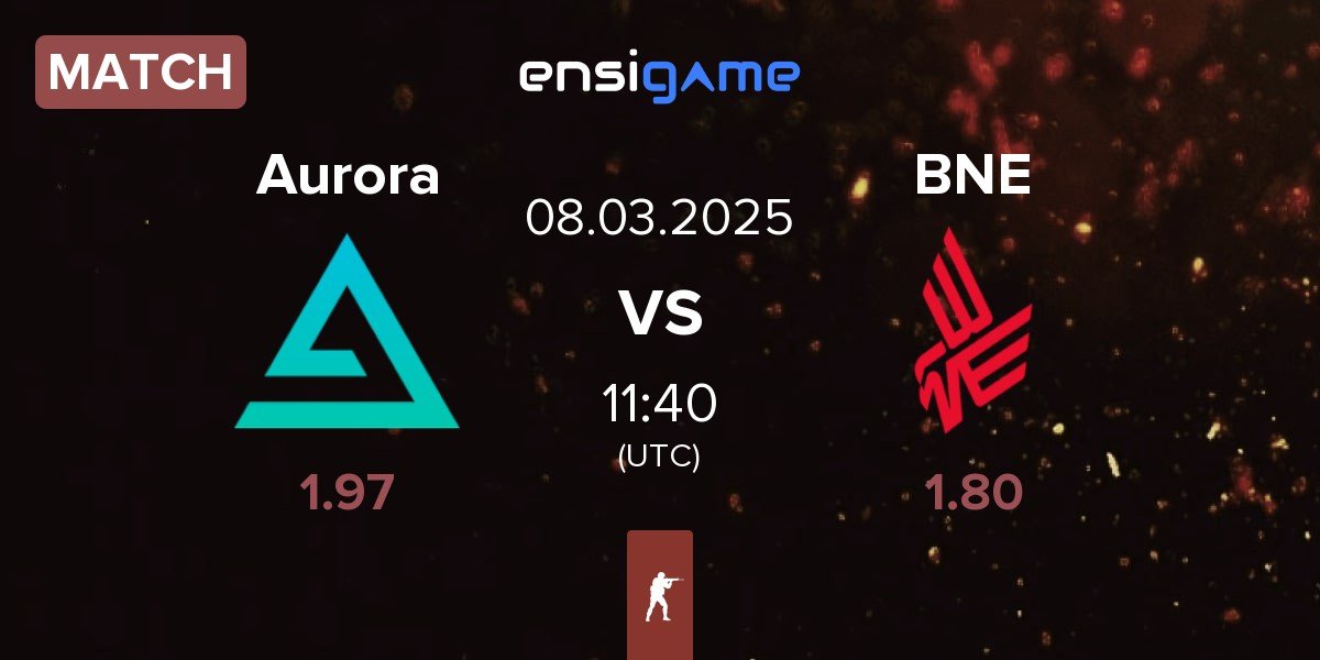 Match Aurora Gaming Aurora vs Bad News Eagles BNE | 08.03