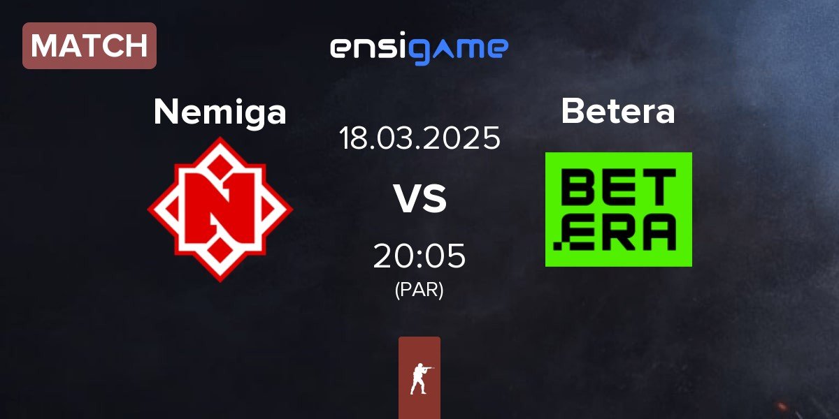 Match Nemiga Gaming Nemiga vs Betera | 18.03