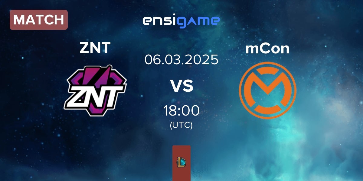 Match ZennIT ZNT vs mCon esports mCon | 06.03