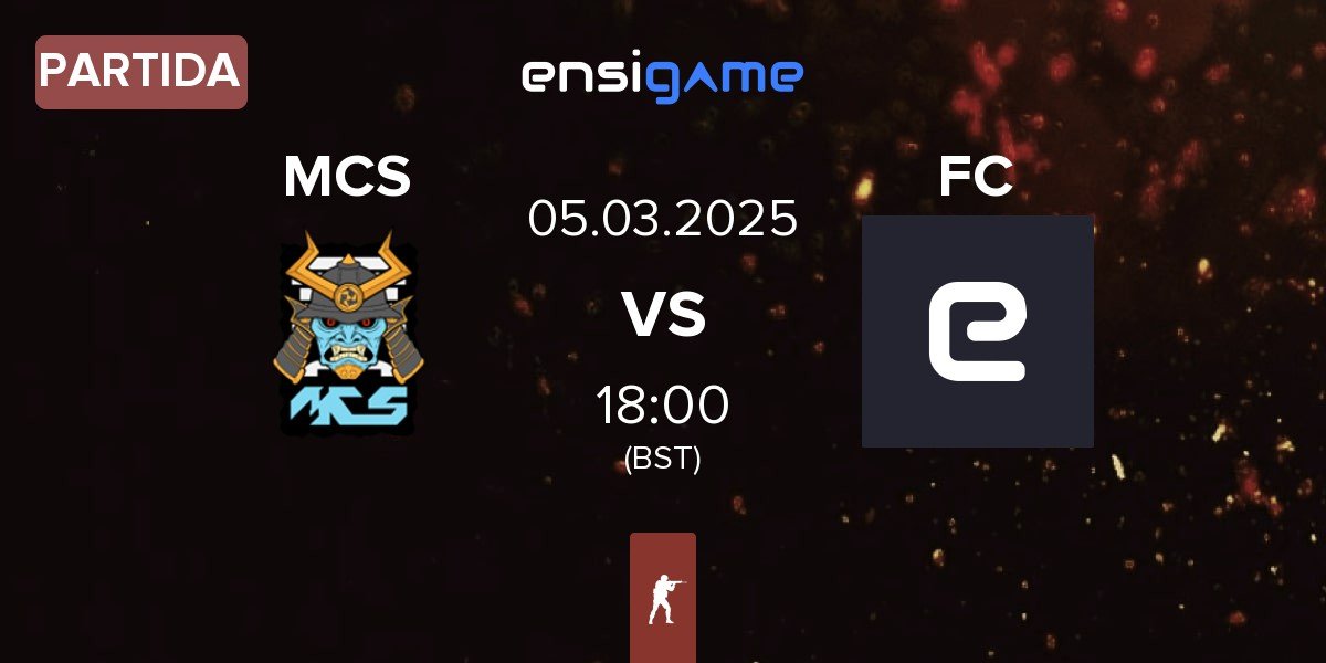 Partida MCS Gaming MCS vs Fisher College FC | 05.03