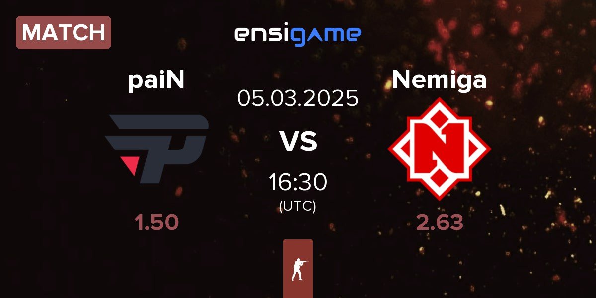 Match paiN Gaming paiN vs Nemiga Gaming Nemiga | 05.03