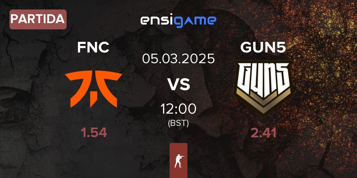 Partida Fnatic FNC vs GUN5 Esports GUN5 | 05.03