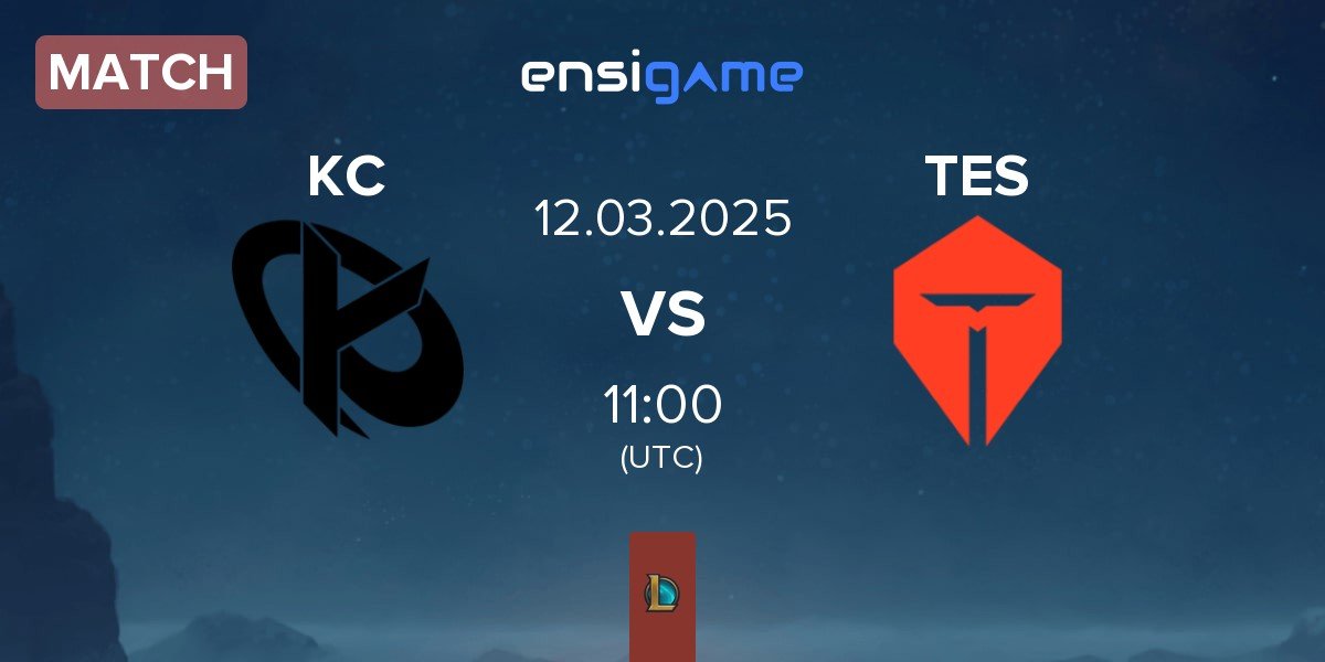 Match Karmine Corp KC vs TOP Esports TES | 12.03