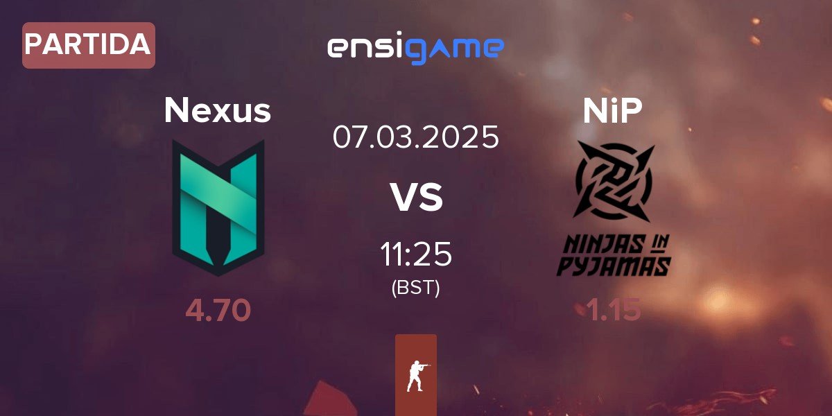 Partida Nexus Gaming Nexus vs Ninjas in Pyjamas NiP | 07.03