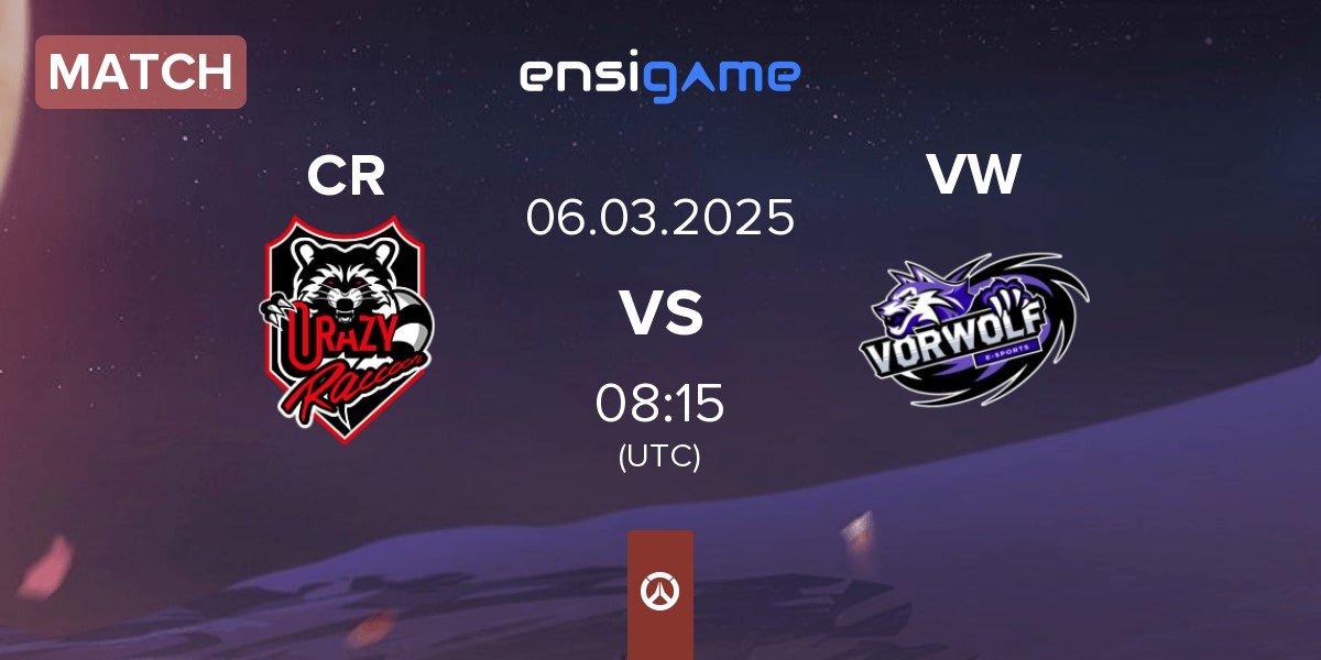 Match Crazy Raccoon CR vs VortexWolf VW | 06.03