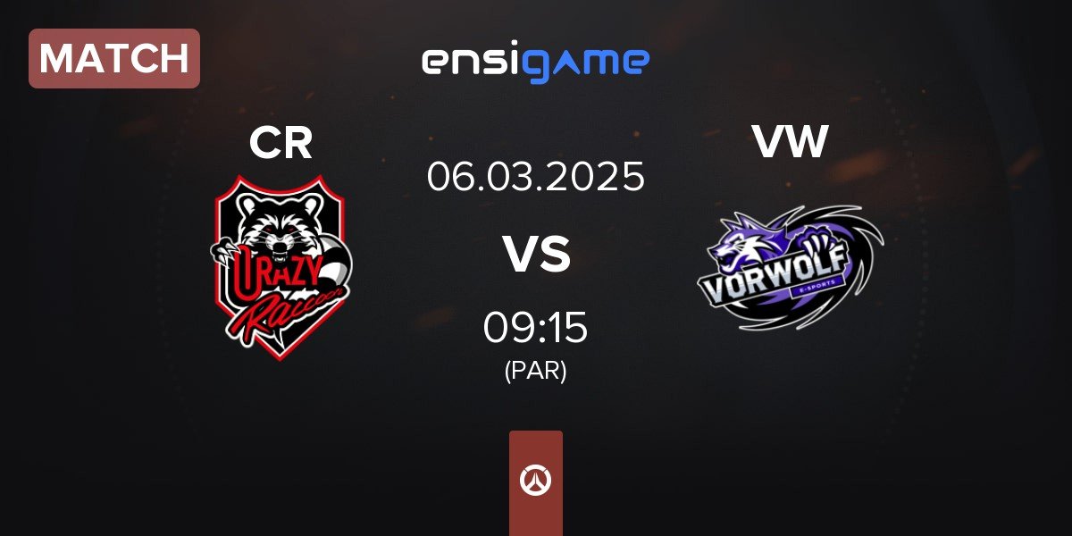 Match Crazy Raccoon CR vs VortexWolf VW | 06.03