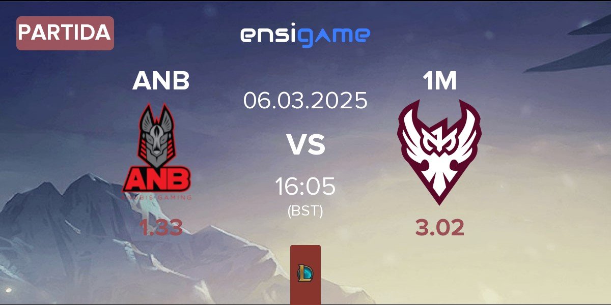 Partida Anubis Gaming ANB vs One More Esports 1M | 06.03