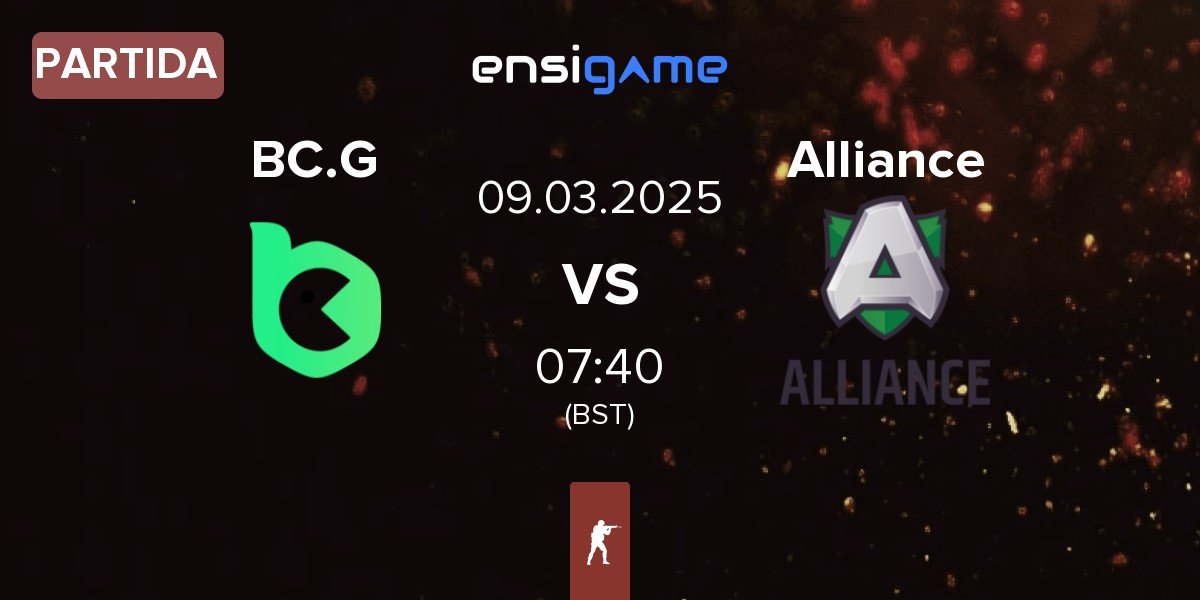 Partida BC.Game Esports BC.G vs Alliance | 09.03