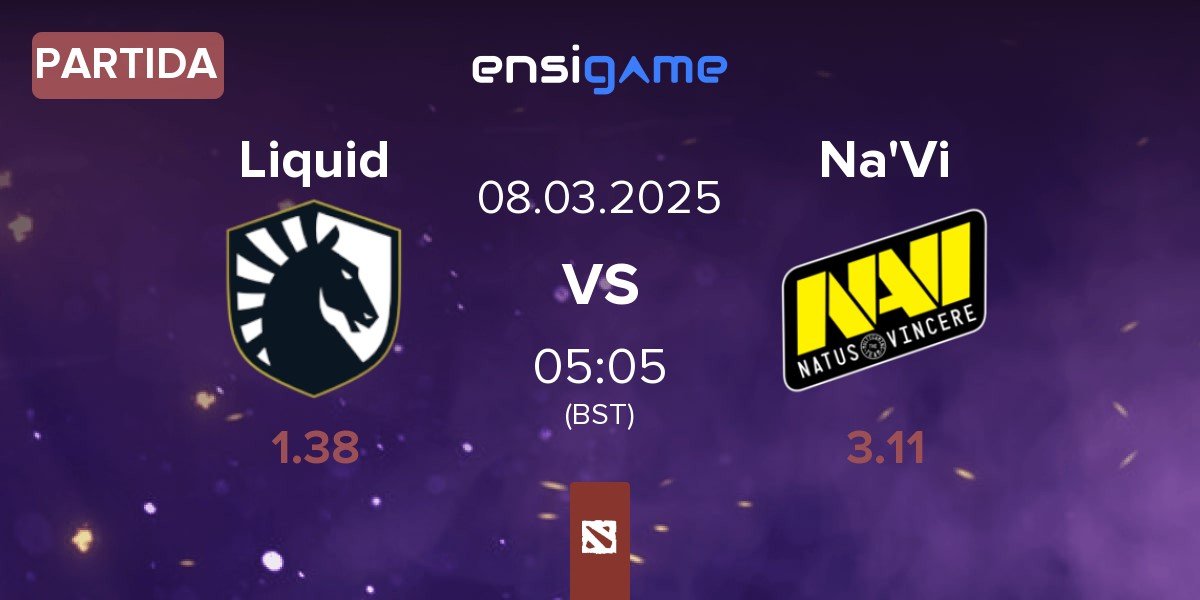 Partida Team Liquid Liquid vs Natus Vincere Na'Vi | 08.03