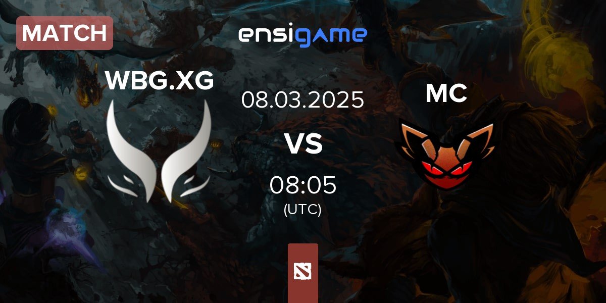 Match Xtreme Gaming WBG.XG vs Mosquito Clan MC | 08.03