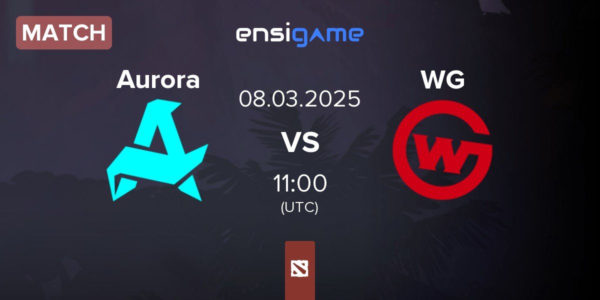 Match Aurora vs Wildcard Gaming WG | 08.03