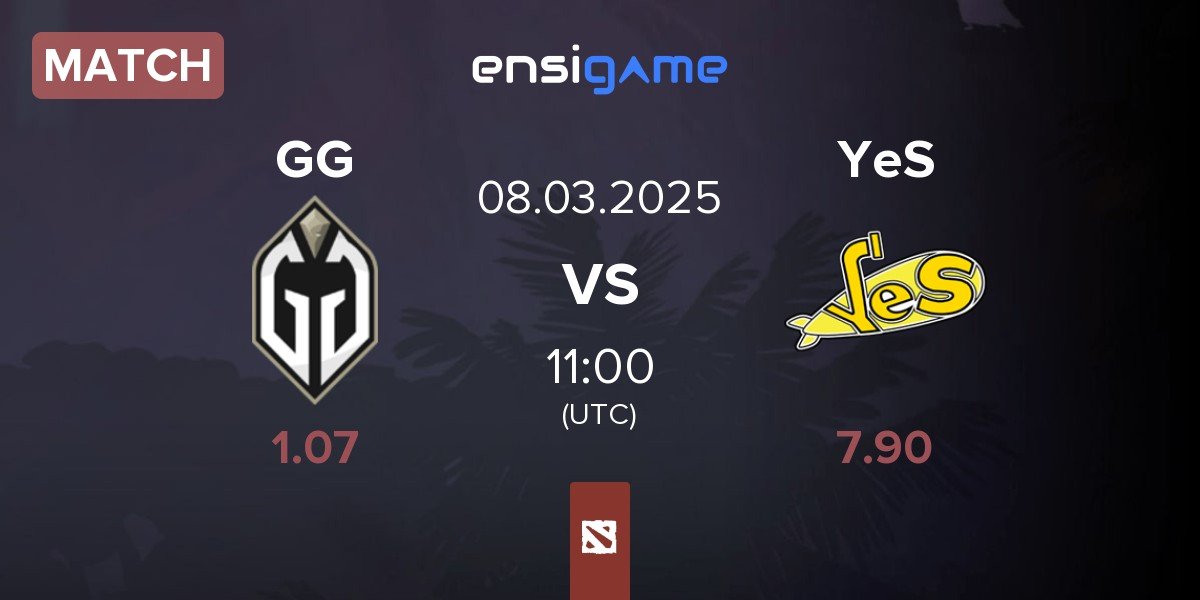 Match Gaimin Gladiators GG vs Yellow Submarine YeS | 08.03