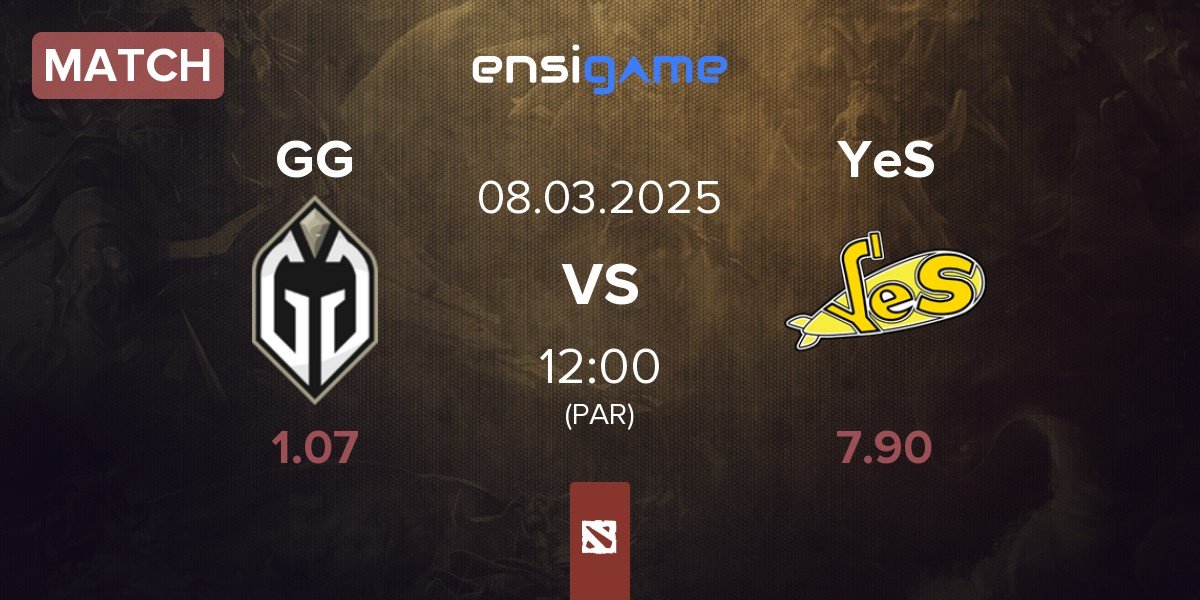 Match Gaimin Gladiators GG vs Yellow Submarine YeS | 08.03