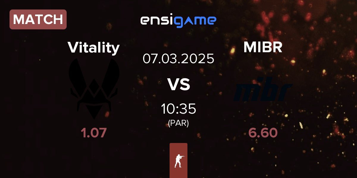 Match Team Vitality Vitality vs Made in Brazil MIBR | 07.03