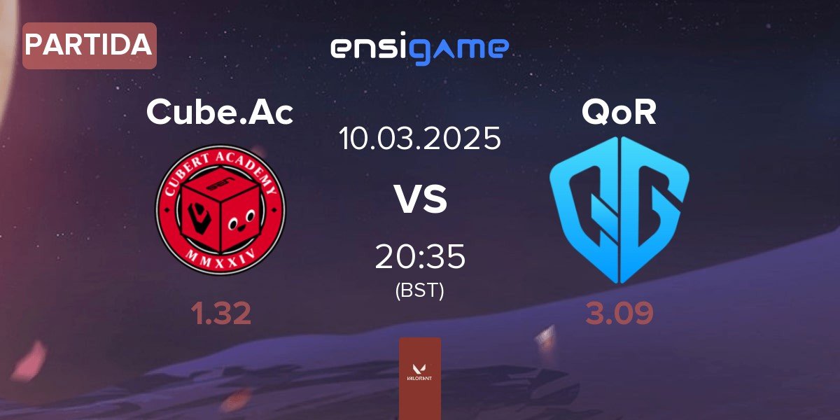 Partida Cubert Academy Cube.Ac vs QoR | 10.03