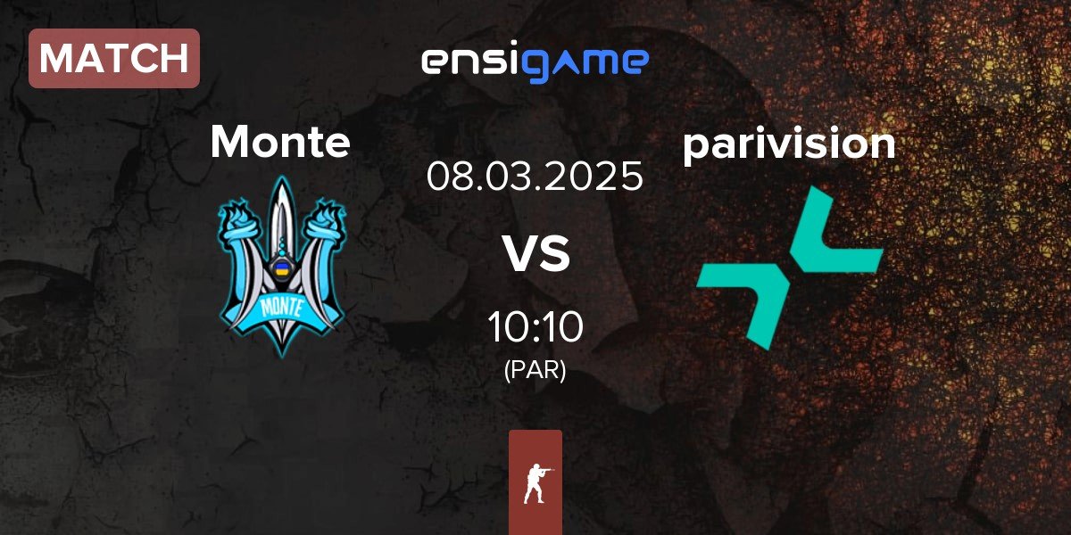 Match Monte vs PARIVISION parivision | 08.03