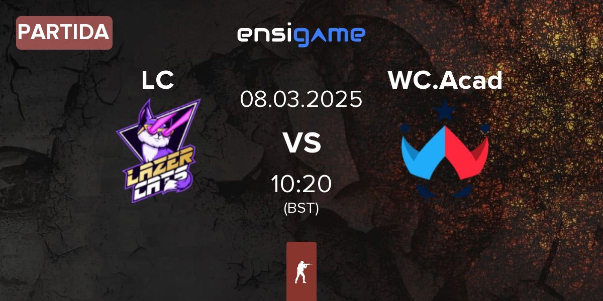 Partida Lazer Cats LC vs Wildcard Academy WC.Acad | 08.03