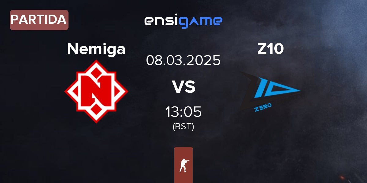 Partida Nemiga Gaming Nemiga vs Zero Tenacity Z10 | 08.03