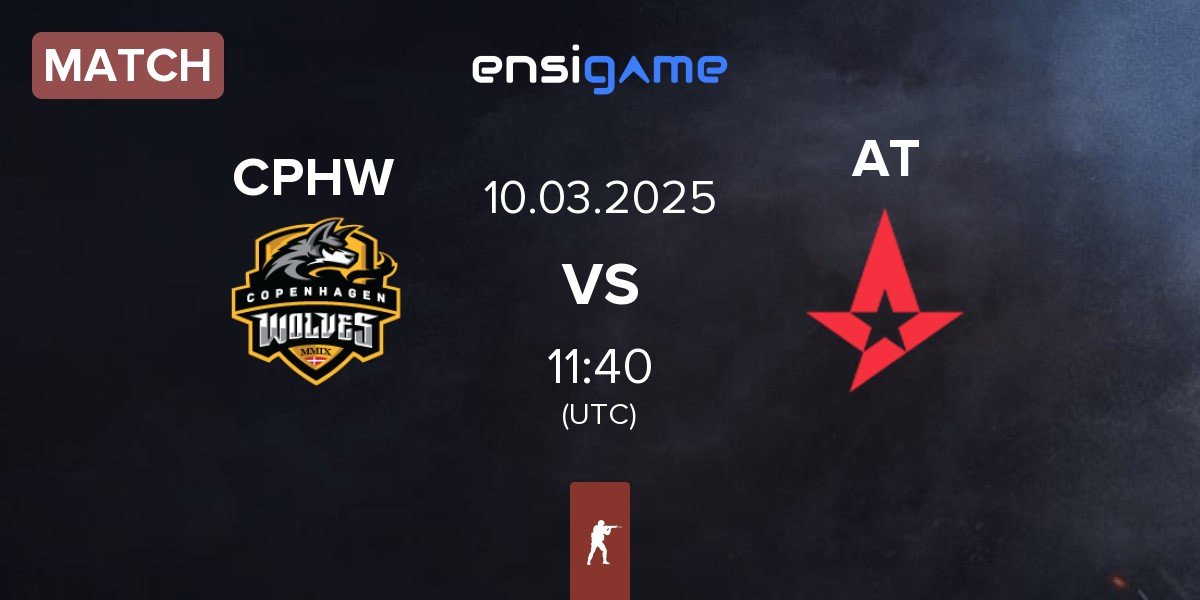 Match Copenhagen Wolves CPHW vs Astralis Talent AT | 10.03