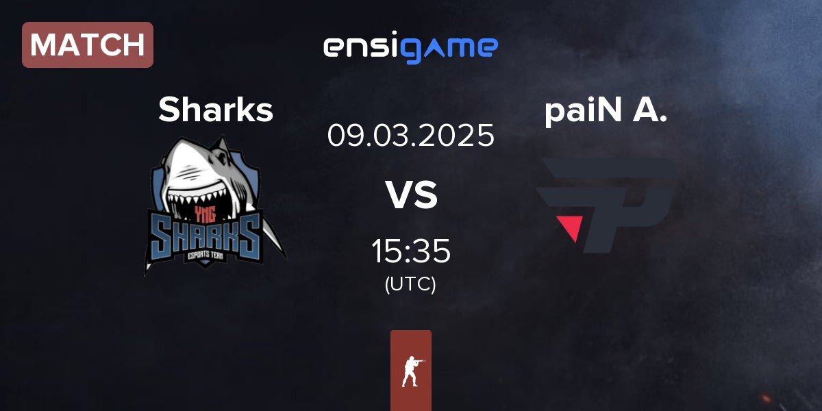 Match Sharks Esports Sharks vs paiN Academy paiN A. | 09.03