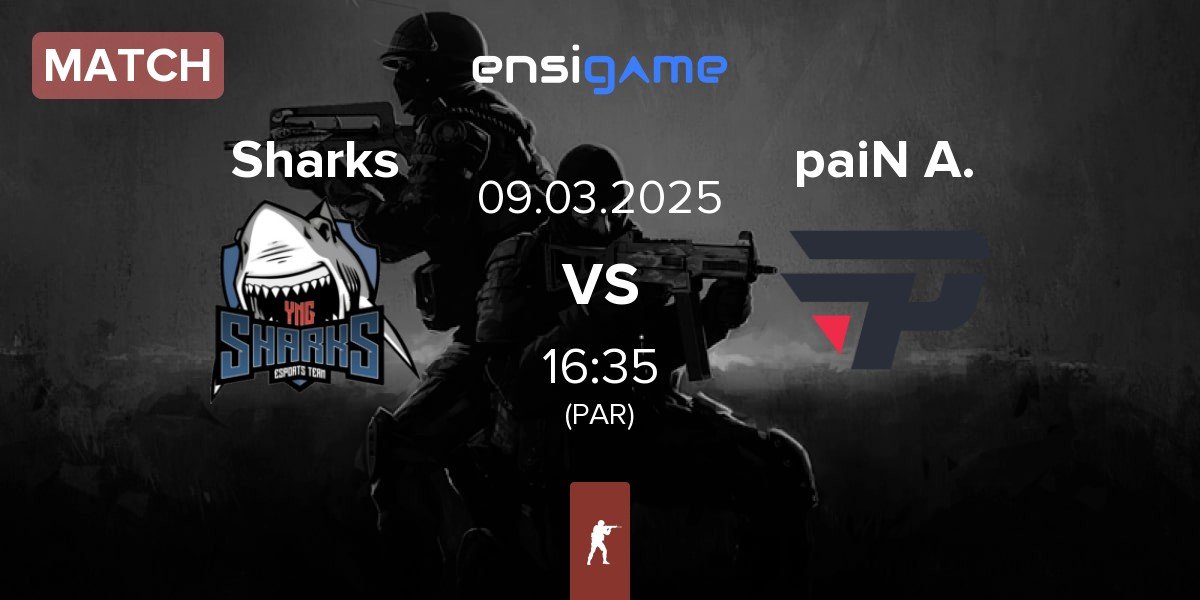 Match Sharks Esports Sharks vs paiN Academy paiN A. | 09.03