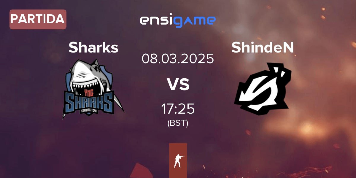 Partida Sharks Esports Sharks vs ShindeN | 08.03