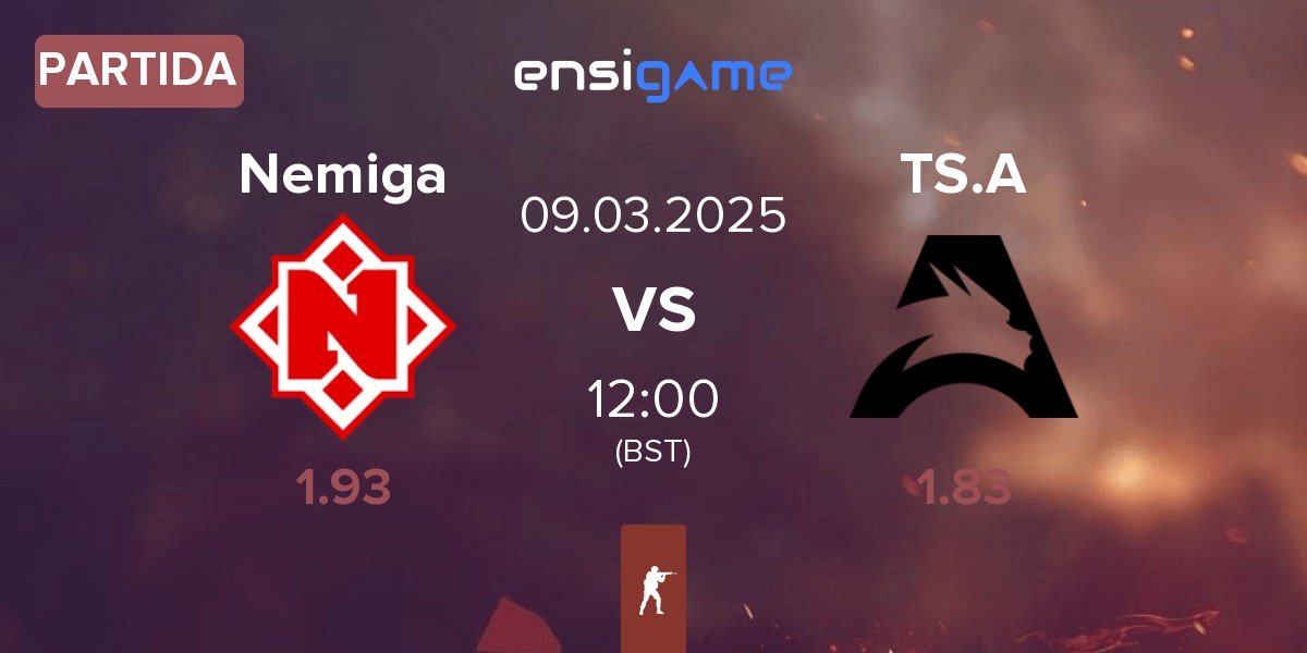 Partida Nemiga Gaming Nemiga vs Team Spirit Academy TS.A | 09.03