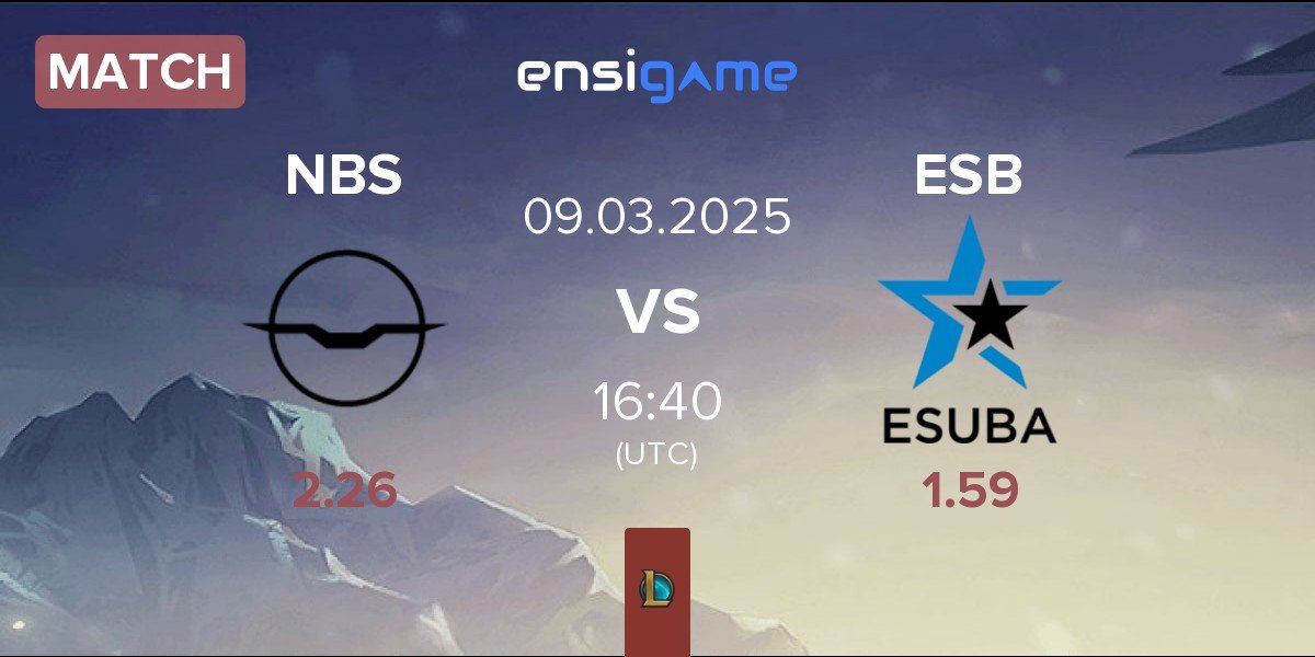 Match Nightbirds NBS vs eSuba ESB | 09.03