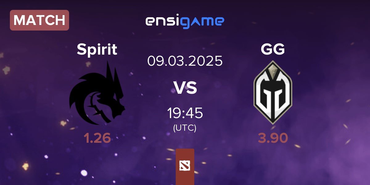 Match Team Spirit Spirit vs Gaimin Gladiators GG | 09.03