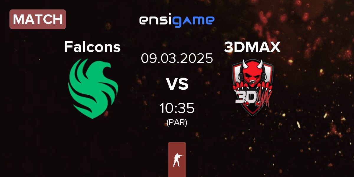 Match Team Falcons Falcons vs 3DMAX | 09.03