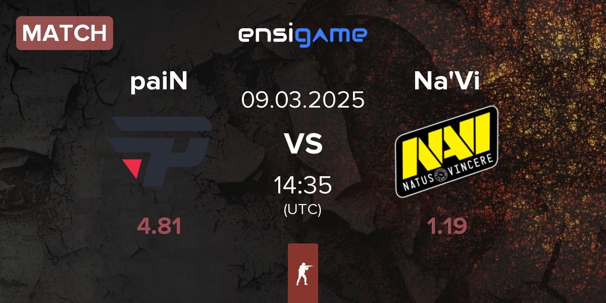 Match paiN Gaming paiN vs Natus Vincere Na'Vi | 09.03