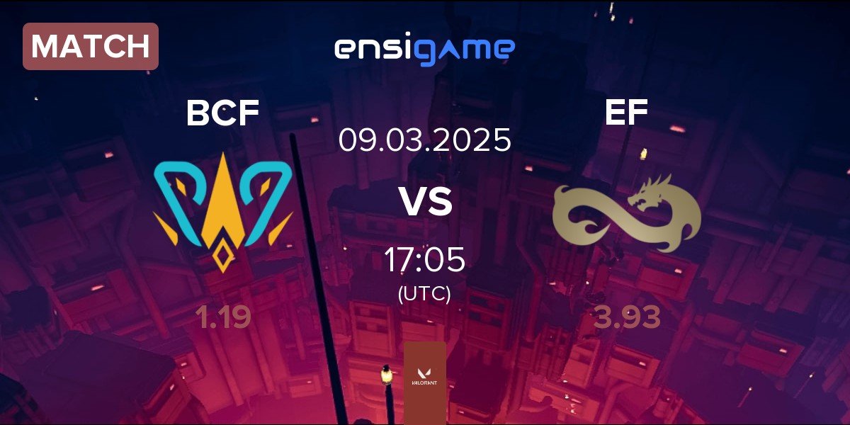 Match BBL PCIFIC BCF vs Eternal Fire EF | 09.03