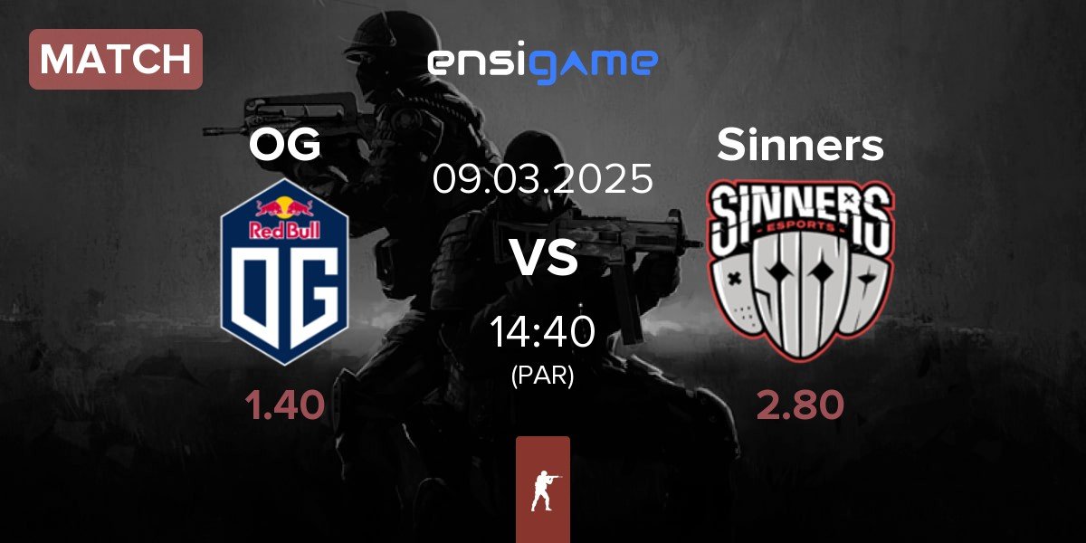 Match OG Gaming OG vs Sinners Esports Sinners | 09.03