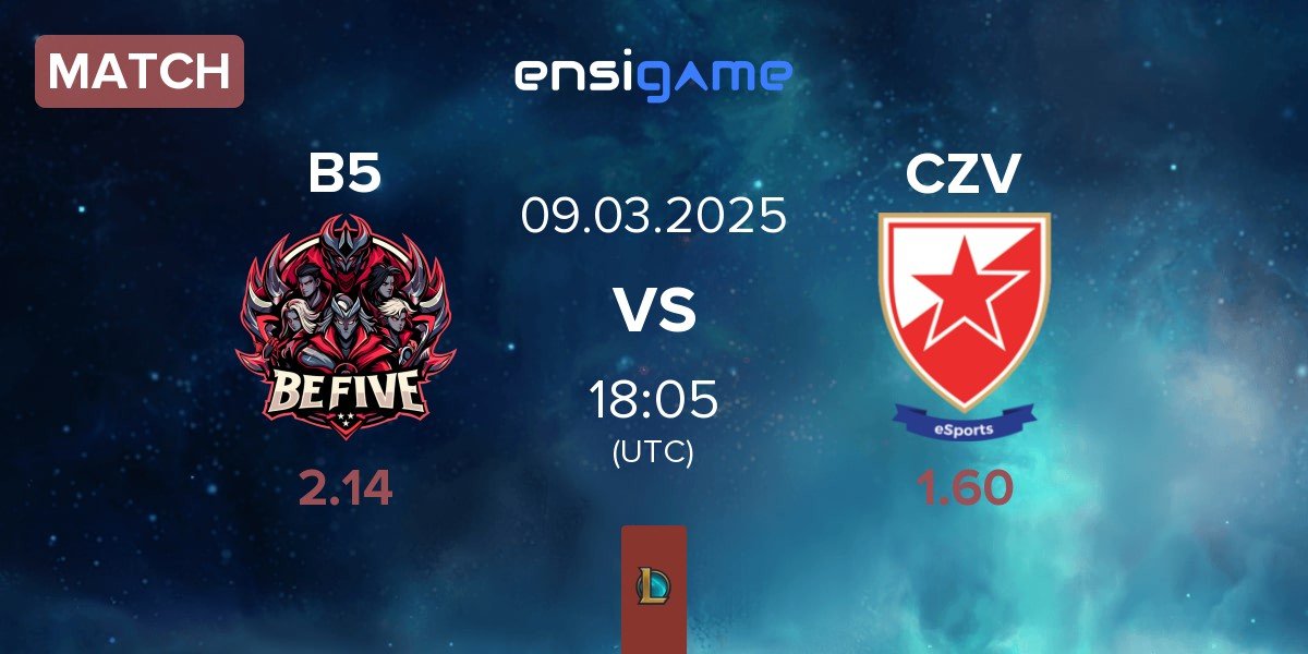 Match BeFive B5 vs Crvena zvezda Esports CZV | 09.03