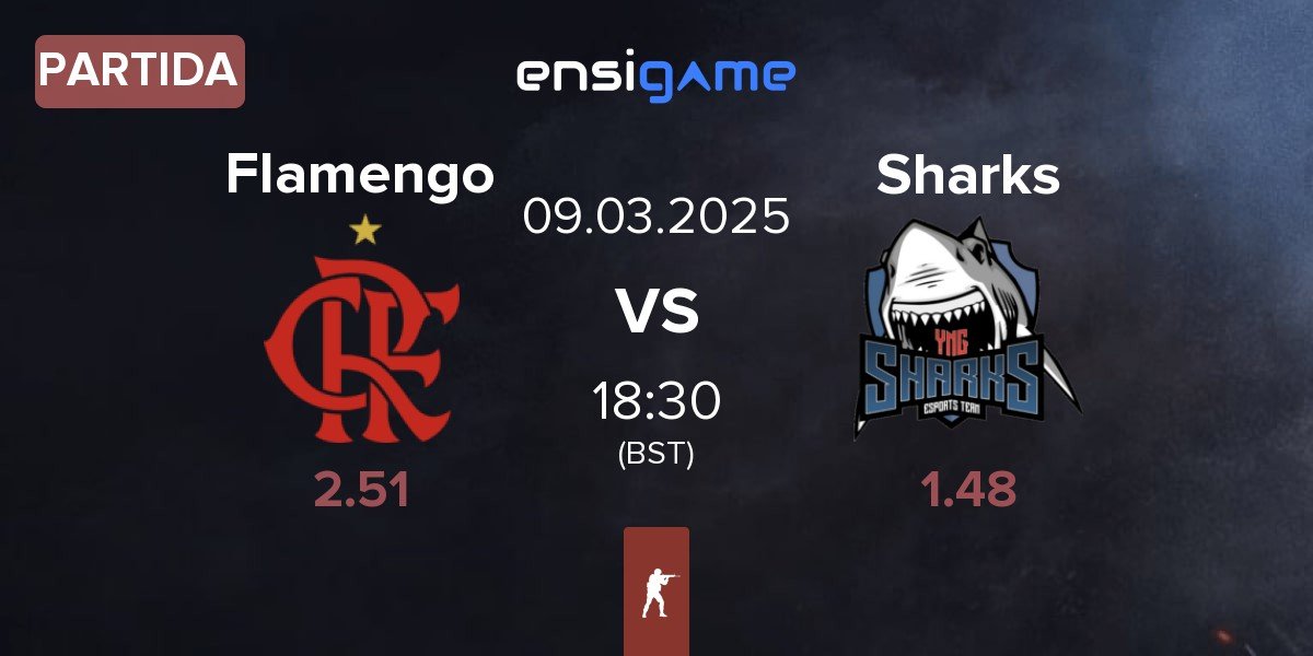 Partida Flamengo Esports Flamengo vs Sharks Esports Sharks | 09.03