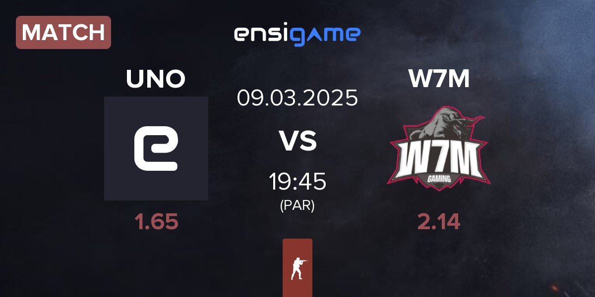 Match UNO MILLE UNO vs W7M Esports W7M | 09.03