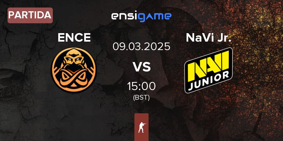 Partida ENCE vs Natus Vincere Junior NaVi Jr. | 09.03