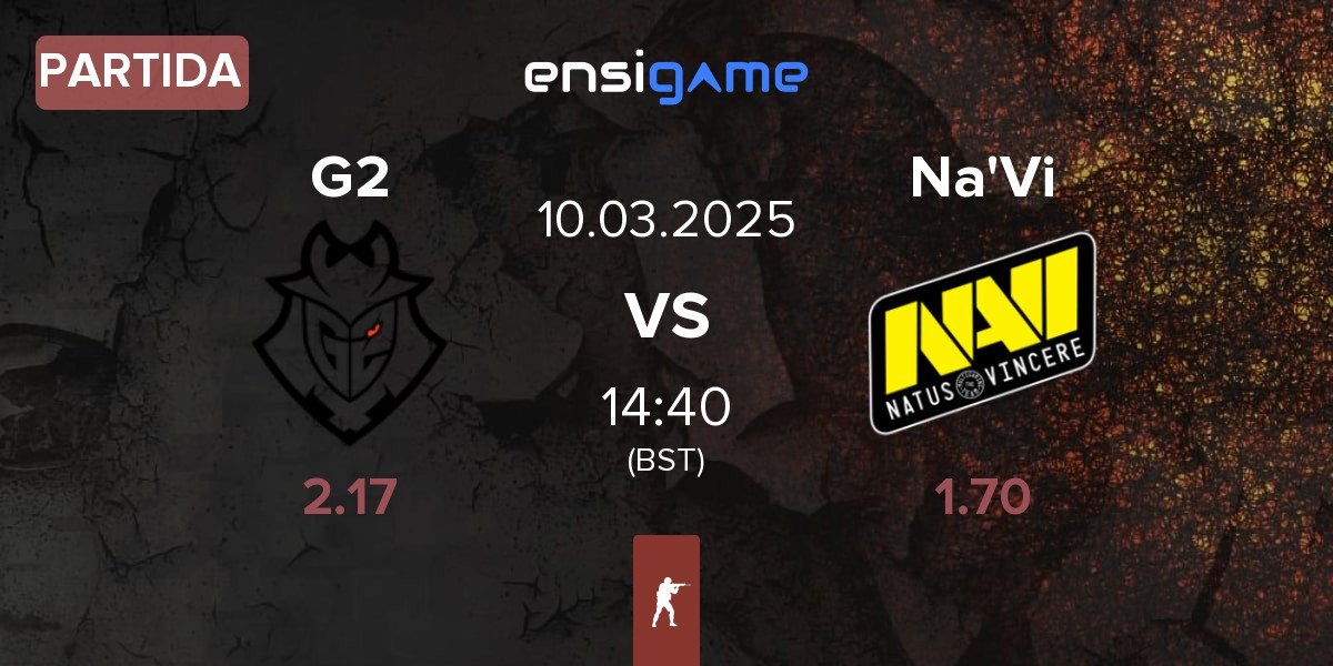 Partida G2 Esports G2 vs Natus Vincere Na'Vi | 10.03