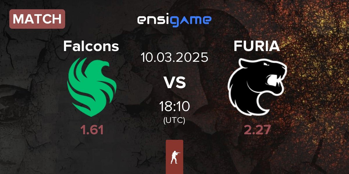 Match Team Falcons Falcons vs FURIA Esports FURIA | 10.03