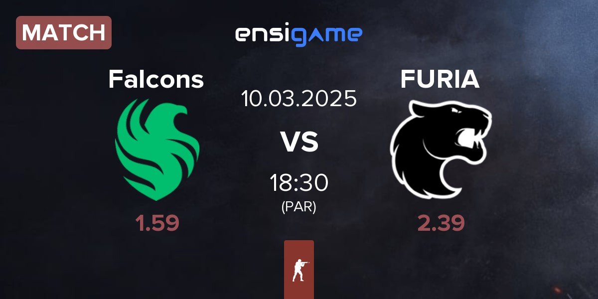 Match Team Falcons Falcons vs FURIA Esports FURIA | 10.03