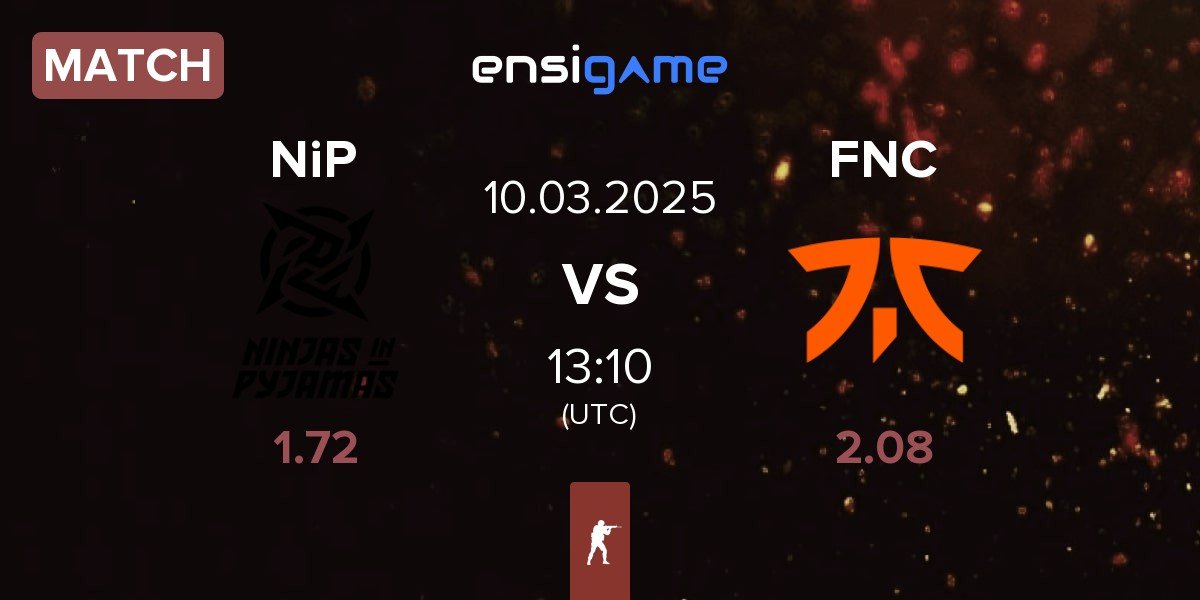 Match Ninjas in Pyjamas NiP vs Fnatic FNC | 10.03