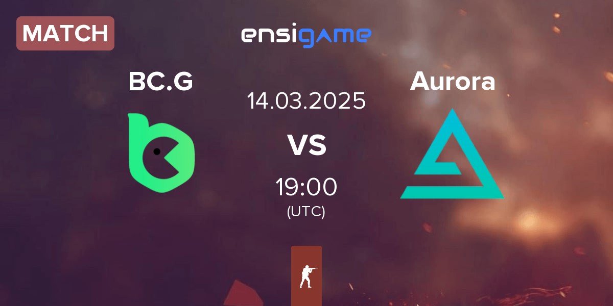 Match BC.Game Esports BC.G vs Aurora Gaming Aurora | 14.03