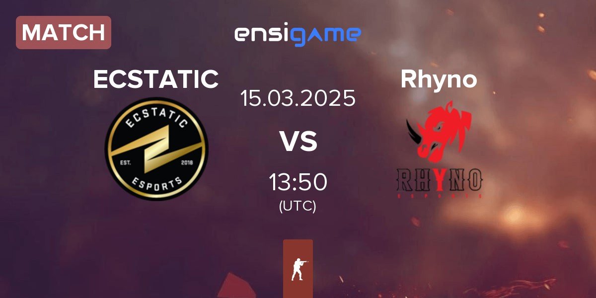 Match ECSTATIC vs Rhyno Esports Rhyno | 15.03