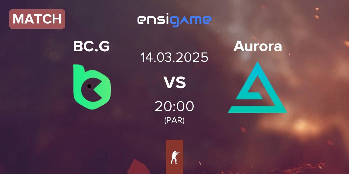 Match BC.Game Esports BC.G vs Aurora Gaming Aurora | 14.03